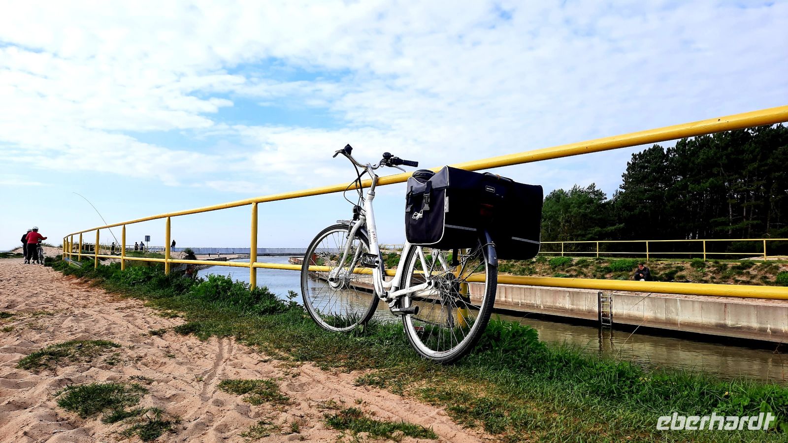 028 - Kanal zwsichen Ostsee und Binnensee Jamno Fahrrad