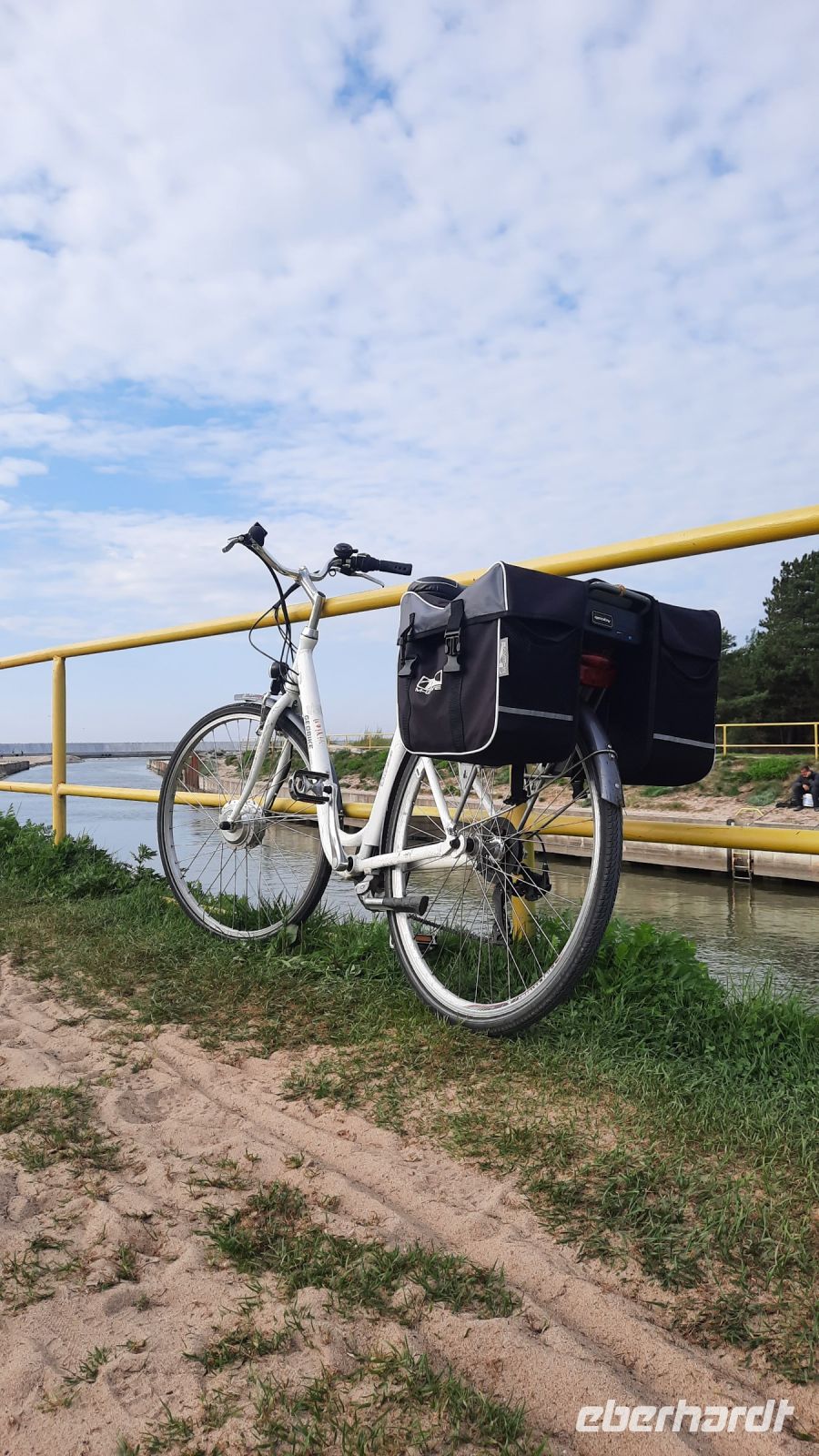 029 - Kanal zwsichen Ostsee und Binnensee Jamno Fahrrad