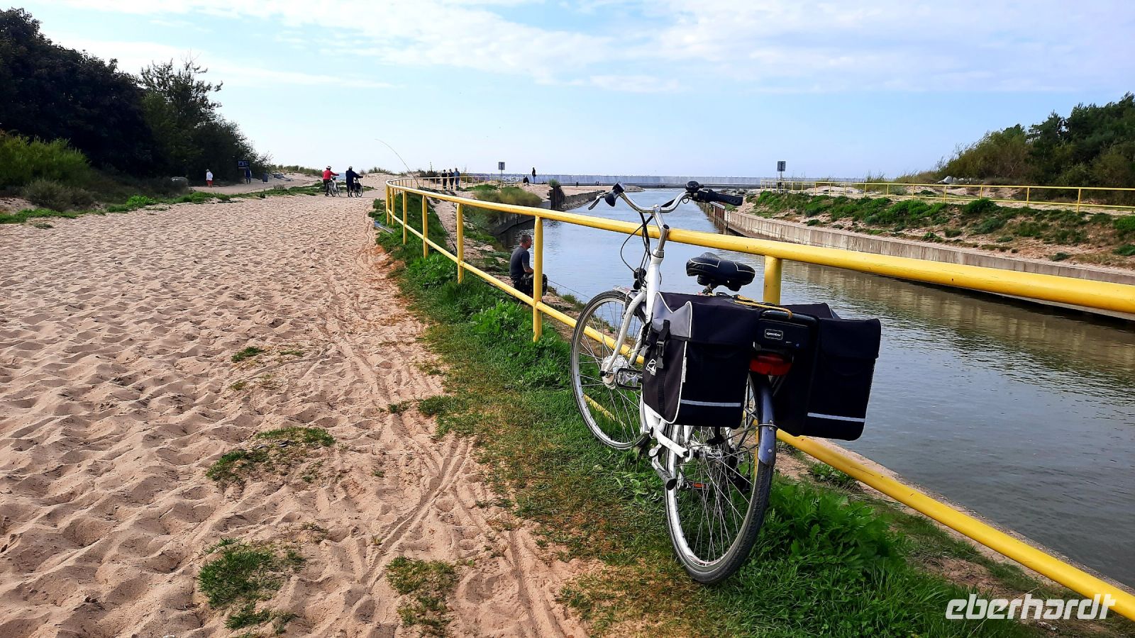 030 - Kanal zwsichen Ostsee und Binnensee Jamno Fahrrad