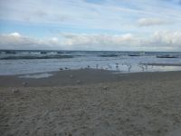 Strand gegenüber unserem Hotel