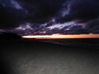 Sonnenuntergang am Strand von Kolberg