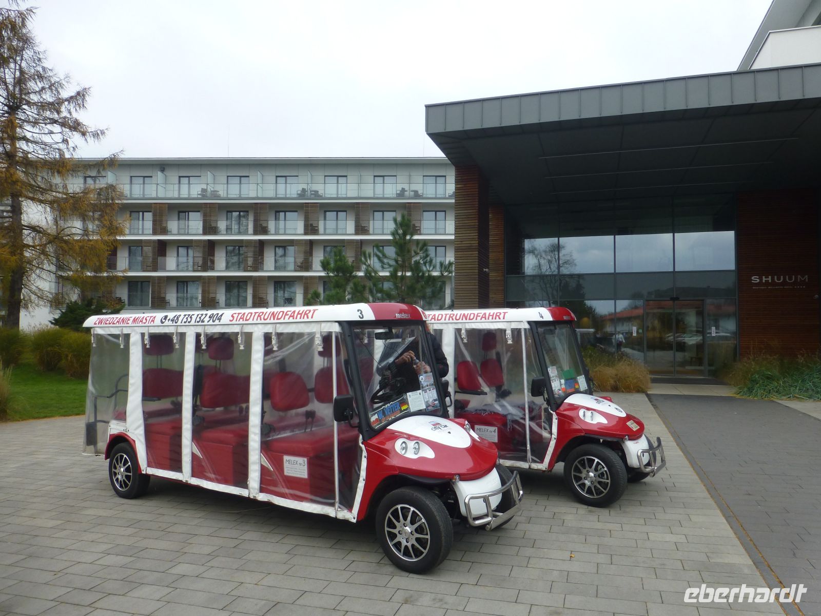 Stadtrundfahrt in Kolberg mit Elekto-Bussen
