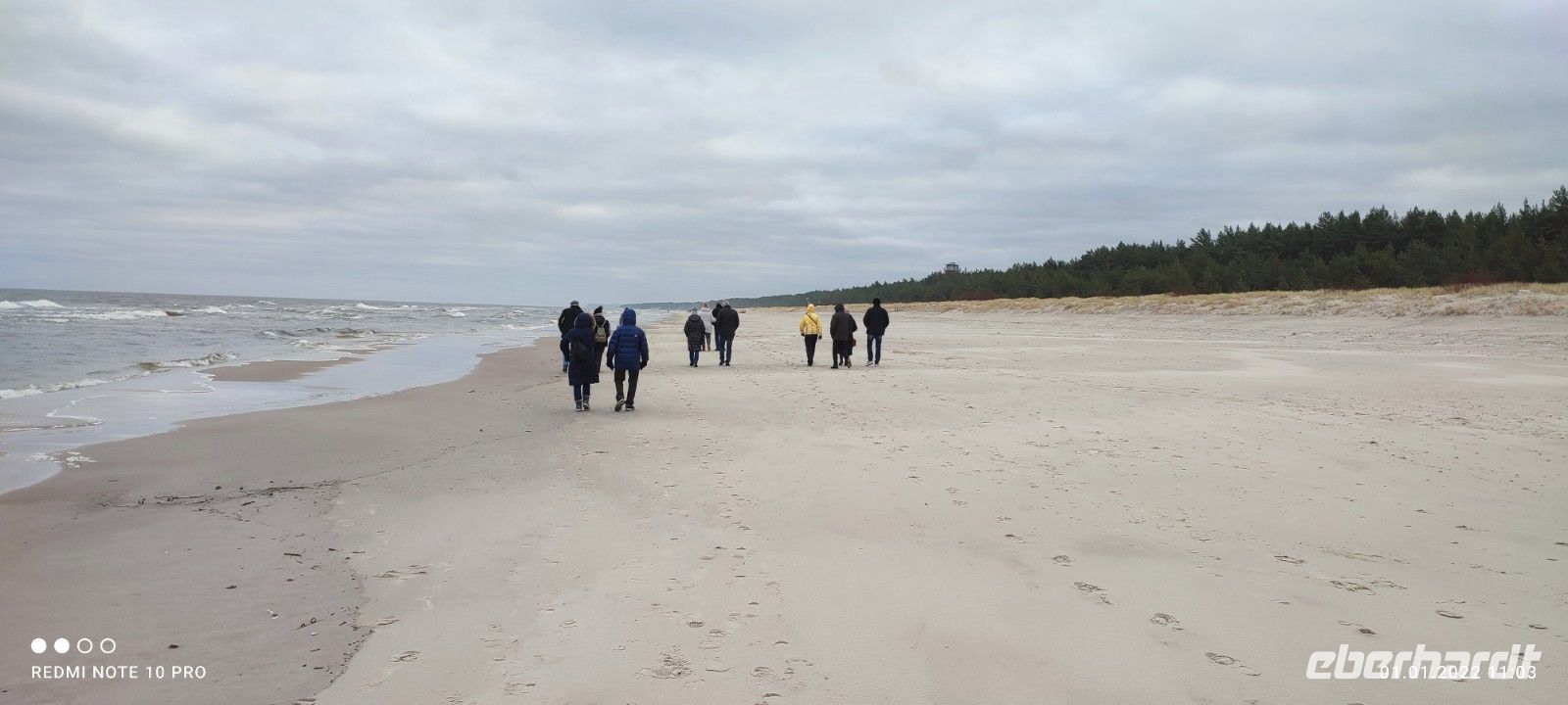 Neujahrsspaziergang an der Ostsee