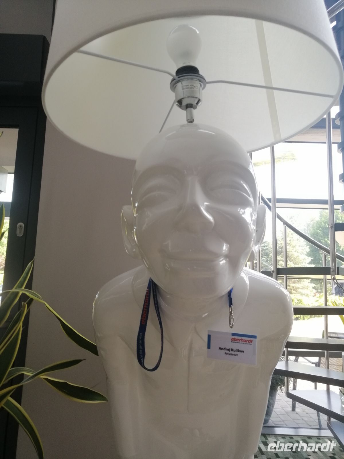 die Begrüßung im Hotel :-)