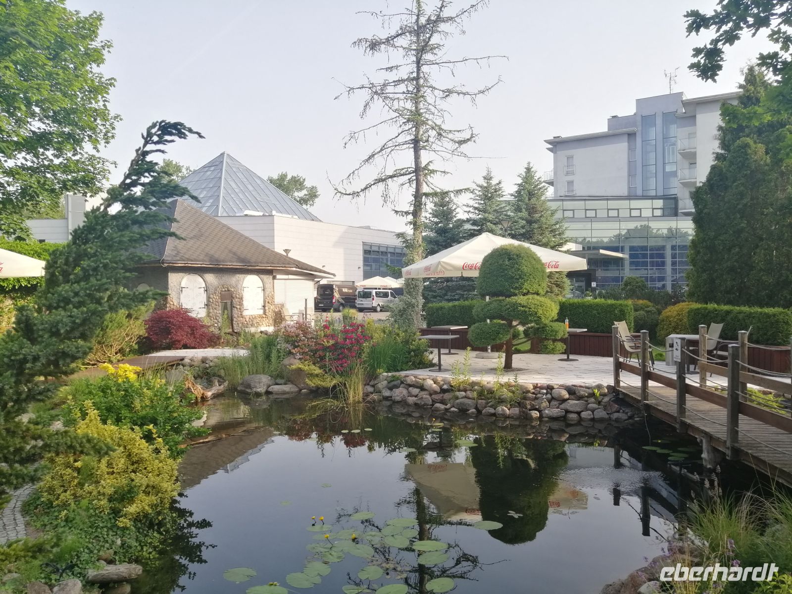 die kleine See-Landschaft vor unserem Hotel