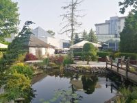 die kleine See-Landschaft vor unserem Hotel