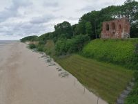 Ruine der gotischen Kirche am Kliff in Trzesacz
