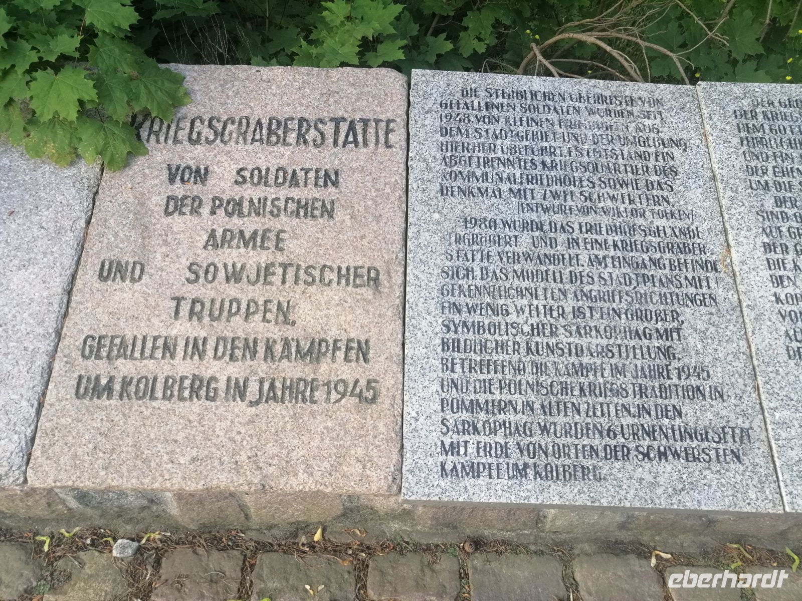 Kriegsgräberstäte von Soldaten der polnischen und sowjetischen Truppen, Kolberg