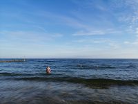 so oder so ähnlich begann fast jeder Tag an der Ostsee :-)