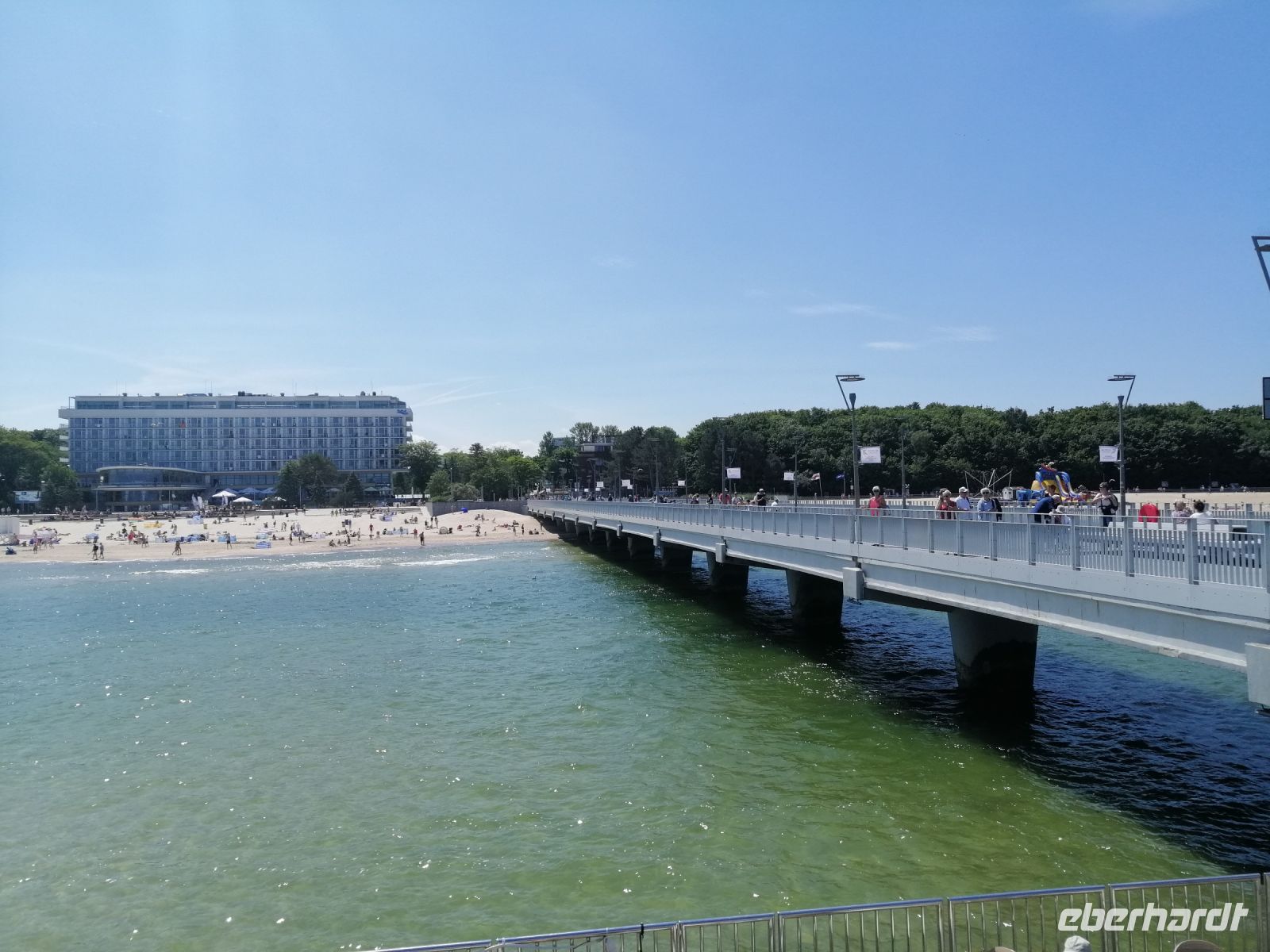 die Seebrücke in Kolberg