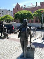 ein Denkmal dem Touristen in Kolberg