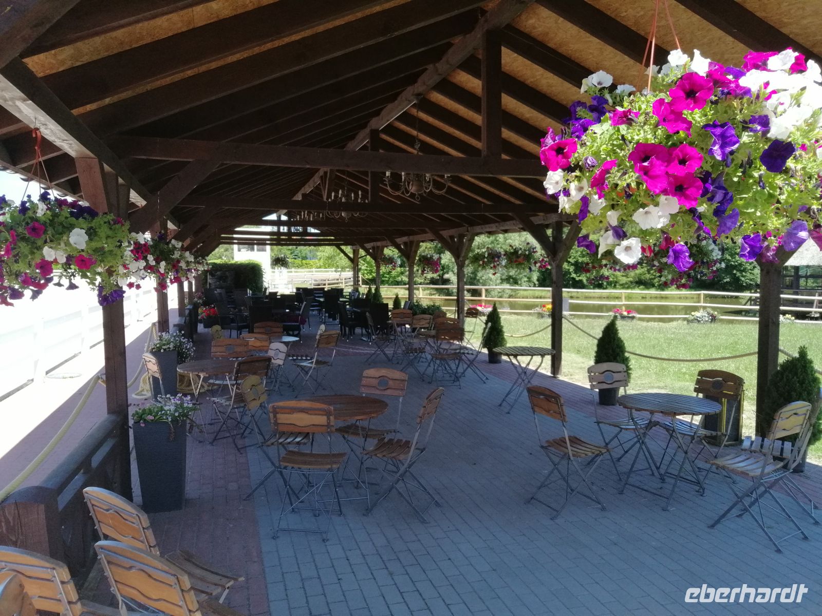 Das Gelände vom Pferde-Gestüt in Budzistowo