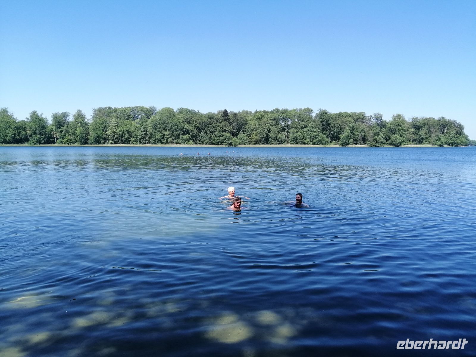 Badepause am Jezioro Siecino (Zezinsee)