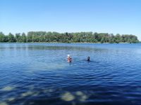 Badepause am Jezioro Siecino (Zezinsee)