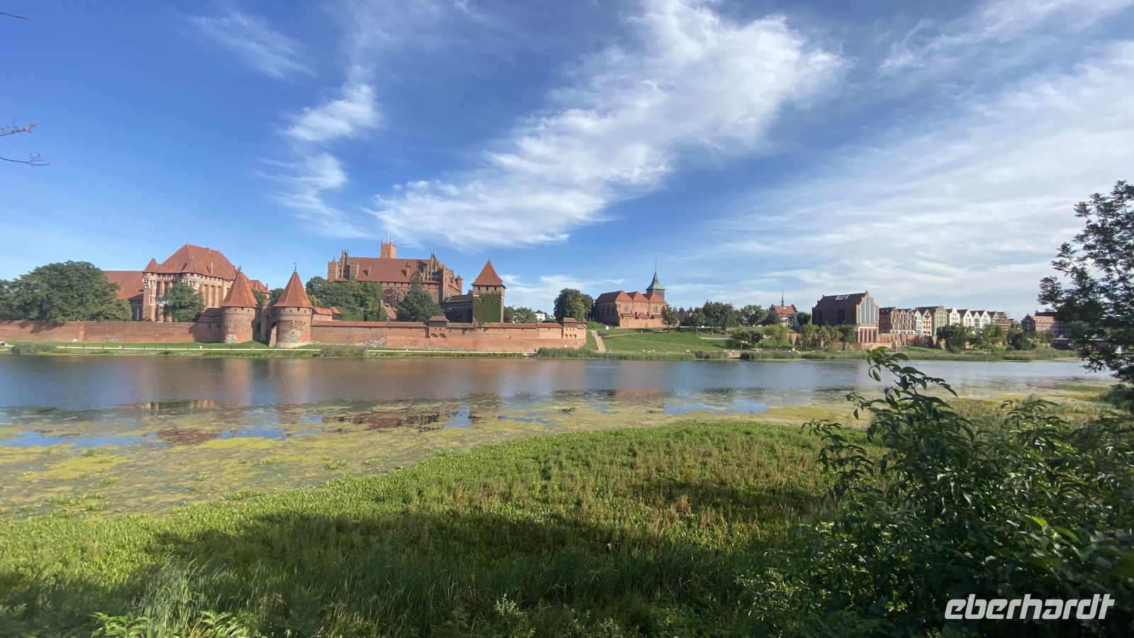 Panorama auf den Ort Malbork mit Marienburg