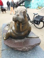 Mielno  Walross-Statue