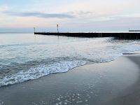 Strand in der Dämmerung