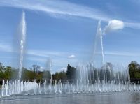 Wasserspiele an der Jahrhunderthalle