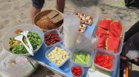 Picknick an der Ostsee am Strand