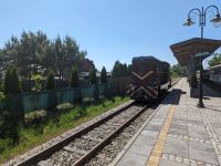 Schmalspurbahn in Hoff (Trzesacz)