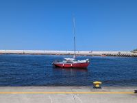 Schiff in Mrzezyno (Treptower Deep)