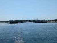 Blick vom Schiff auf Kolberg