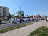 Kirchliche Prozession in Zlocieniec (Falkenburg)