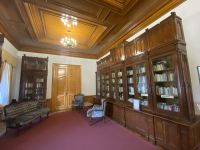 Bibliothek im Schloss Moschen (Moszna)