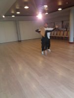 kleine Tanzeinlage der Profis