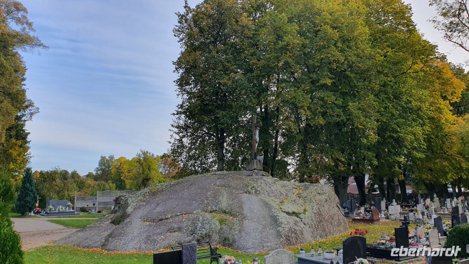 Der Triglaff, der größte Findling in Polen 