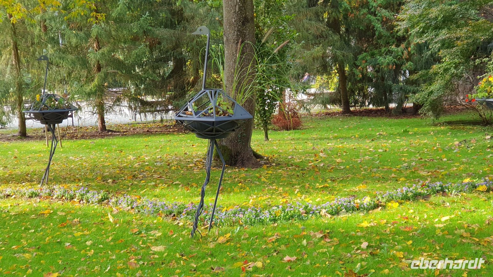 Kurpark mit interessanter Bepflanzung 