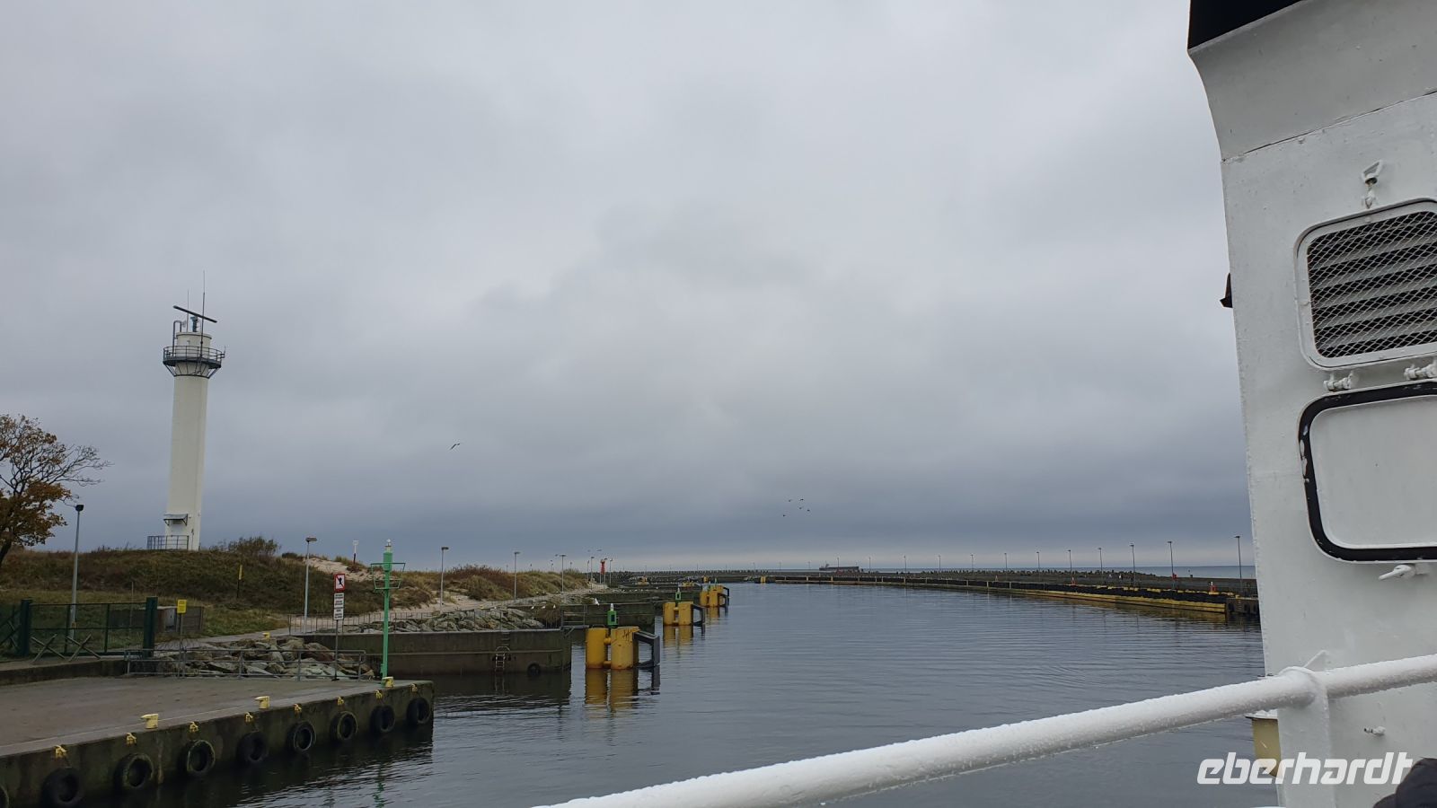 Durch den Kolberger Hafen 