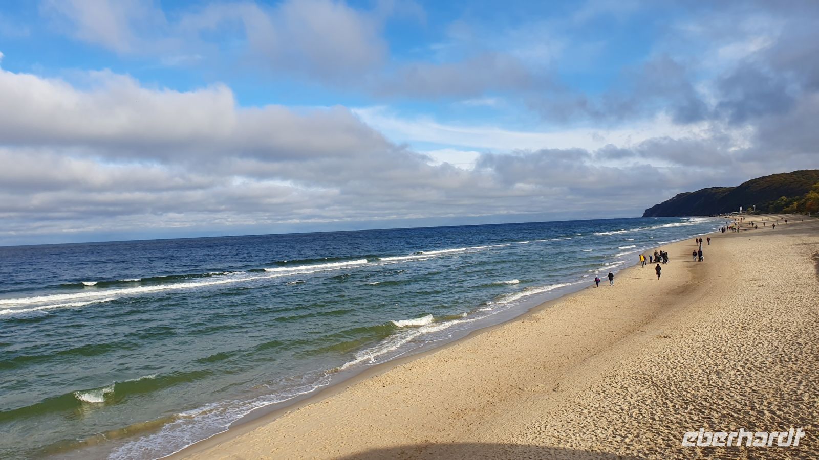 Blick zur Steilküste 