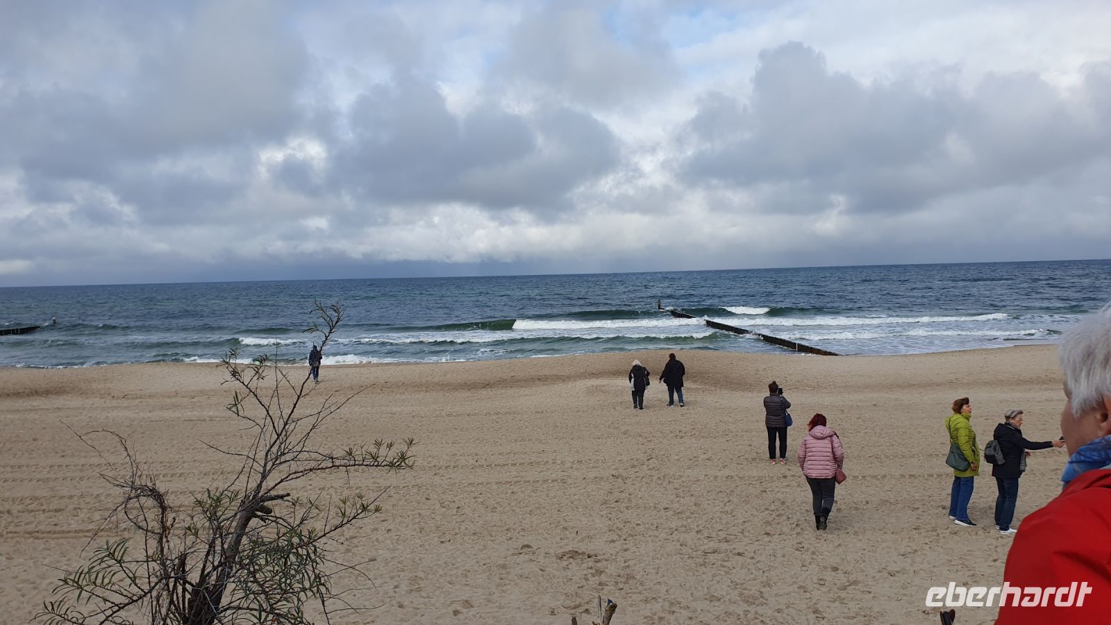 Spaziergang zur Ostsee in Mielno
