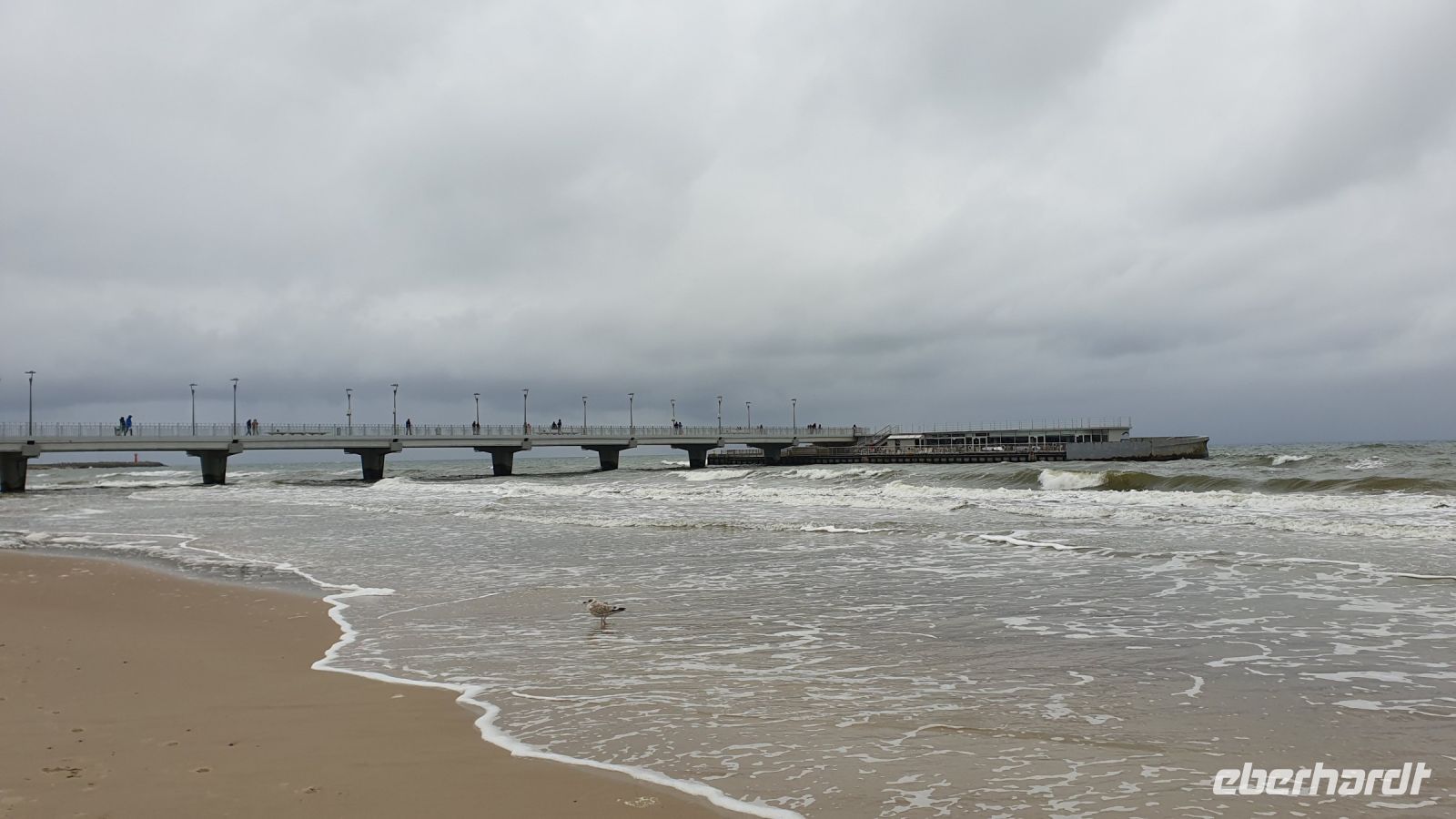 die Seebrücke in Kolberg