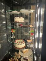 Kuchenauswahl im Hotel