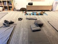 Yoga-Stunde in der Reisegruppe 