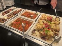 Buffet zum Abendessen