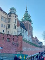 2024-Silvesterreise Krakau: Wawel - Stadtseite