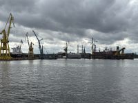 Hafen und werft von Danzig