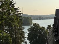 Blick aus dem Hotel auf den Czos-See in Sensburg