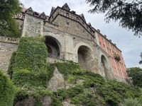 Hinteransicht des Schlosses