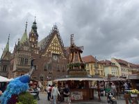 Rathaus während des Johannismarktes