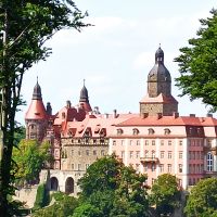 Waldenburg [poln. Wa*brzych]: Schloss Fürstenstein [poln. Ksi**]