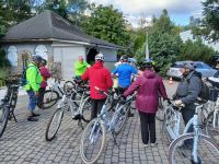 Radeinweisung durch unseren Radreiseleiter Sylvester