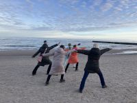 Polen, Kolberg, Begrüßung Sonnenaufgang &ndash; &copy; Sabine C. Seifert (Eberhardt TRAVEL)