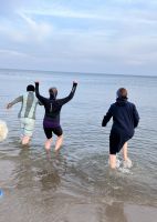 Polen, Kolberg, Wassertreten am Morgen &ndash; &copy; Sabine C. Seifert (Eberhardt TRAVEL)