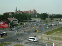 Krakau - Wawel Blick vom Hotel Park Inn