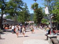 Flaniermeile in Zakopane, die Krupowki