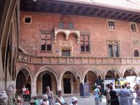 Der Hof des Collegium Maius in Krakau
